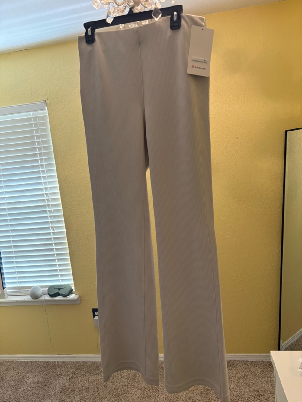 lululemon athletica Women's Wide-Leg High-Rise Pants in Light Gray